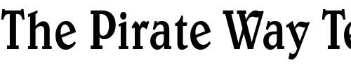 Font : Blew-Condensed-Normal 2 Custom Text : The Pirate Way Test your own text here Click to download or to view this font on a tshirt that can be custom printed in Bali